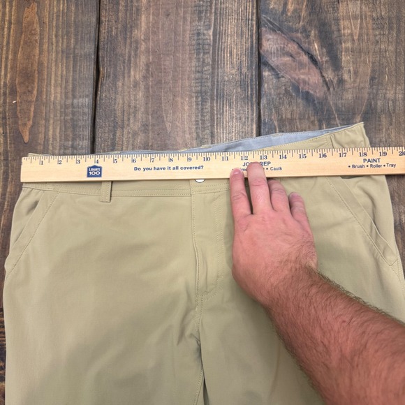 Duluth Trading Co. Women's bootleg Hiking Pants Stretch Khaki Activewear 14x31 - Picture 5 of 7